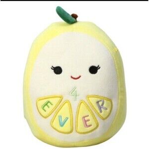 Squishmallow 7.5” LETICIA the LEMON "4EVER" Plush Stuffed Animal Toy